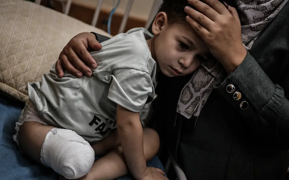 Kind in Gaza – humanitäre Krise